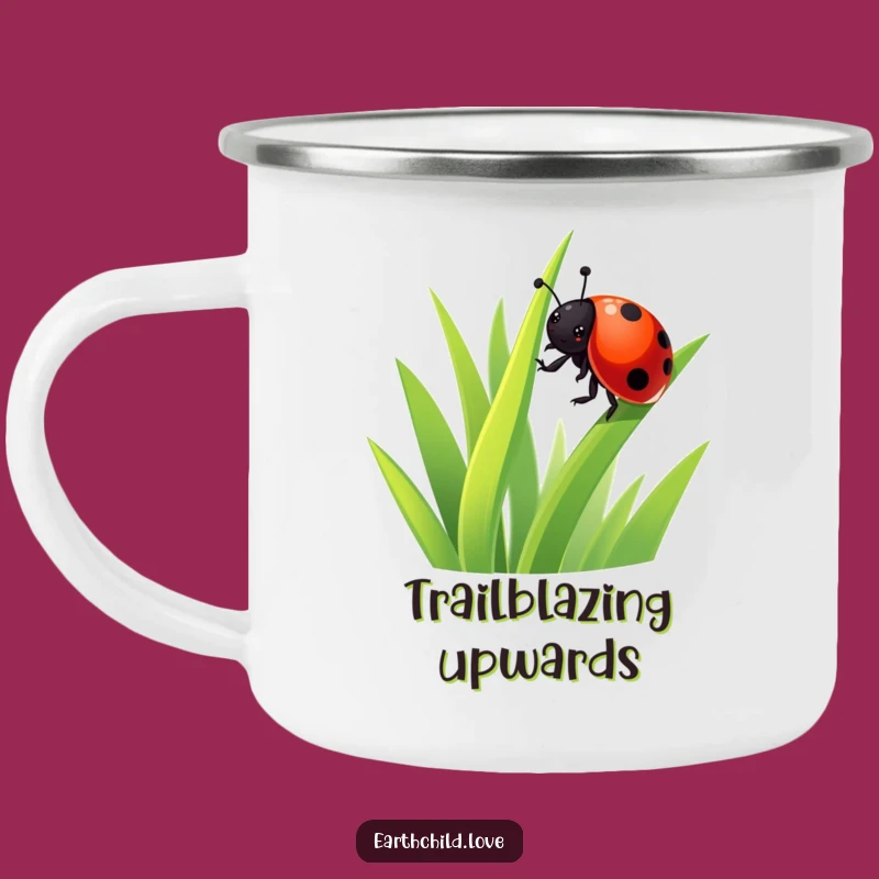 Funny Kawaii Ladybug Camping Mug: Adventure-Ready Cute Drinkware