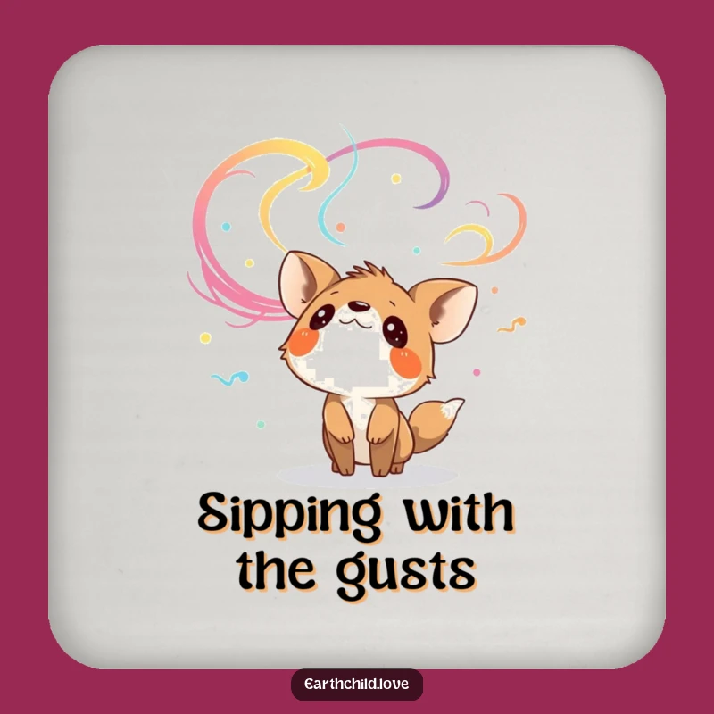 Funny Animal Wind Watcher Coaster: Whimsical Protection for Homes Gift
