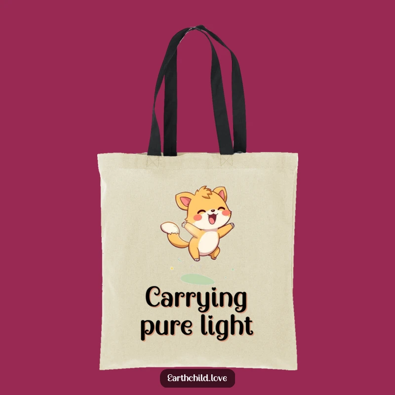 Funny Animal Sunbeam Leaper Tote Bag: Energetic & Practical Carryall Gift