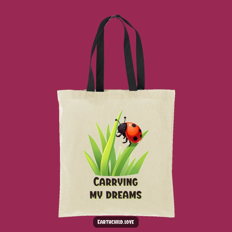 Funny Kawaii Ladybug Tote Bag: Carry Your Essentials with Cute Joy